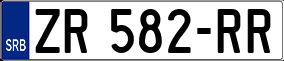 Truck License Plate